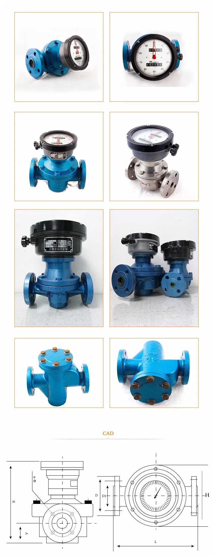 9 Year Gold Supplier Oval Gear Mechanical Flow Meter