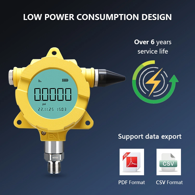 Holykell Explosion Proof LCD Display GPRS 4G Wireless Water Pressure Transmitter