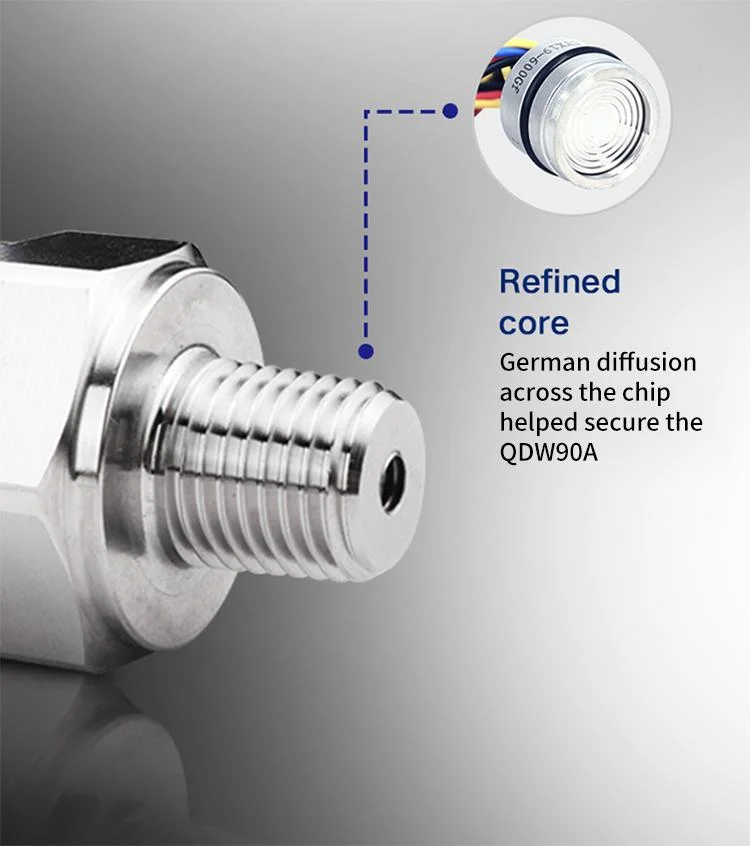 4-20mA 0-10V Output Analog Pressure Transmitter RS485 for Water Gas Oil Fuel Tank Measurement