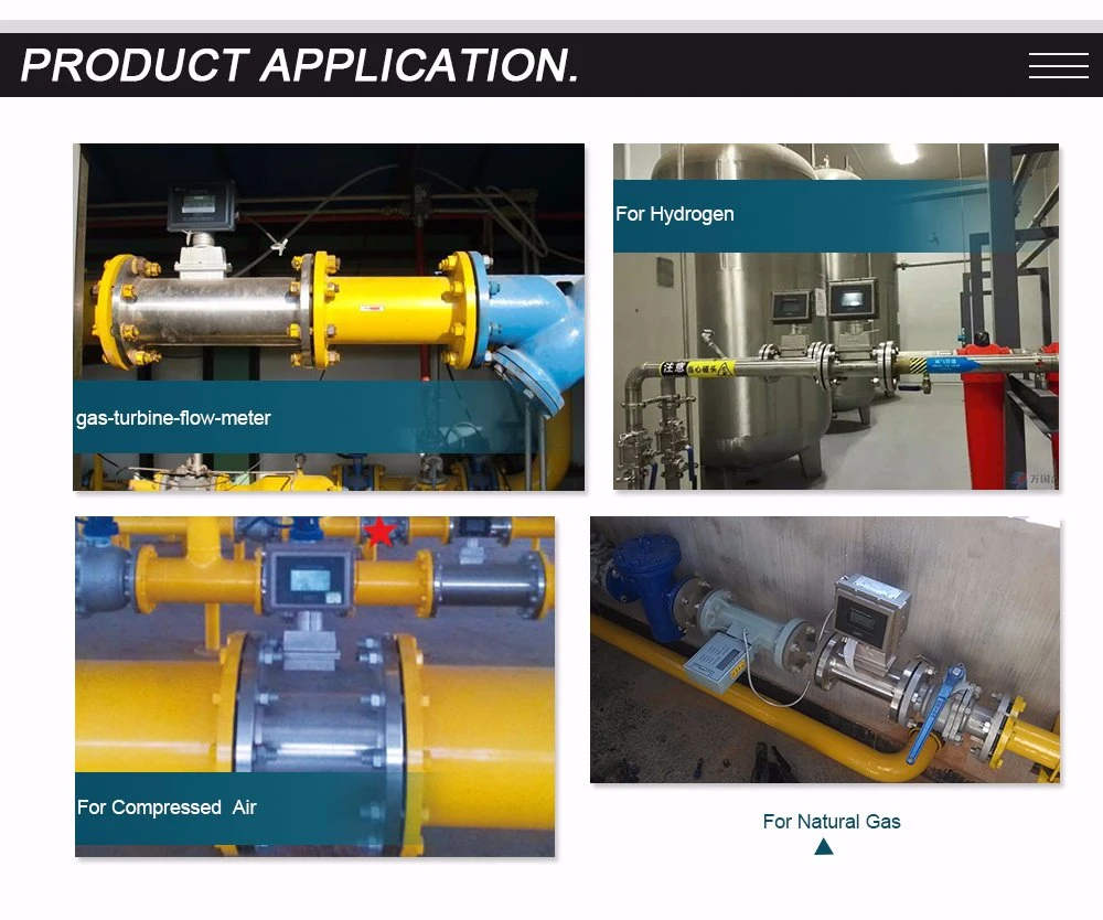 Long Warranty Gas Turbine Flowmeter Digital Turbine Flow Meter for LPG Gas