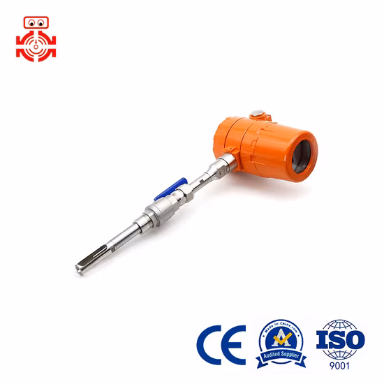 Air thermique à insertion, affichage sur le terrain DN100, débitmètre massique de gaz chauds