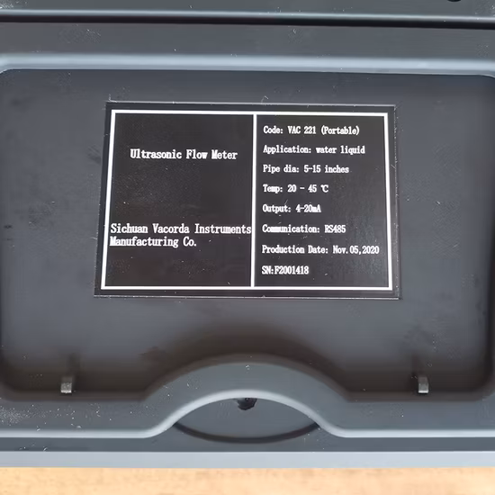 Pince de vente à prix d'usine sur débitmètre ultrasonique mural, capteur de débitmètre ultrasonique